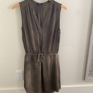 “Tie dye” washed silk dress from Aritzia